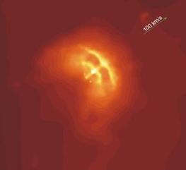 Jets of Vela in rotational axis (Chandra)